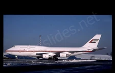 United Arab Emirates Boeing 747-400 A6-YAS No Date Kodachrome Slide/Dia B19