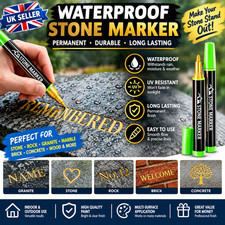 Tombstone Marker Pen Stone Waterproof Grave Inscription Lettering Restorer