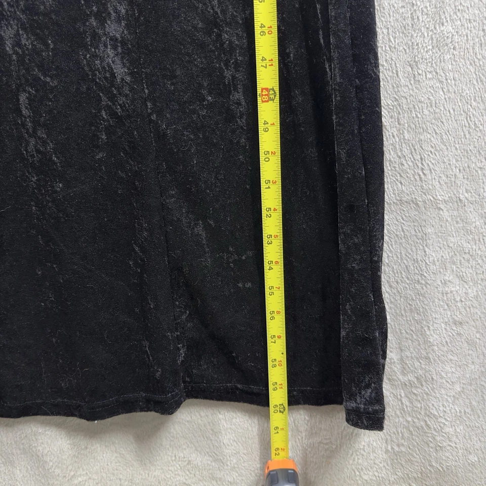 Rubie's Crushed Velvet Long Costume Dress Standard Size (M L) Witchy Whimsigoth - Image 4 of 4