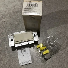 Lutron DV-600P-LA 600W Single Pole Preset Dimmer, Light Almond