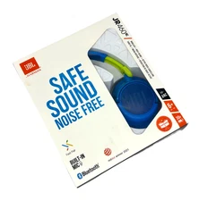 JBL JR460NC Wireless Bluetooth Over-Ear ANC Headphones for Kids 6+ Blue