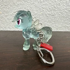 Rainbow Dash Translucent Keychain My Little Pony 2010 Hasbro Basic Fun Cloud