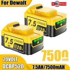2-Pack for DeWalt DCBP520 20Volt Max 7.5Ah Li-Ion Compact Battery DCBP520-2 NEW
