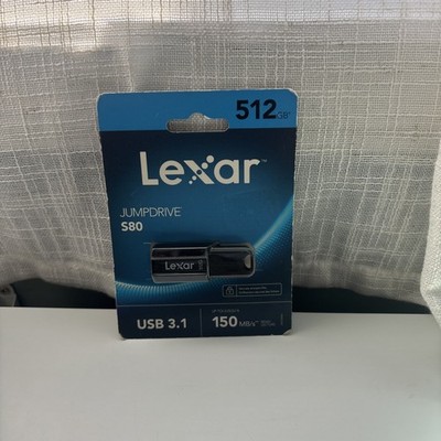 Lexar Jumpdrive S80 512GB USB 3.1 Flash Drive up to 150MB/s free delivery! 