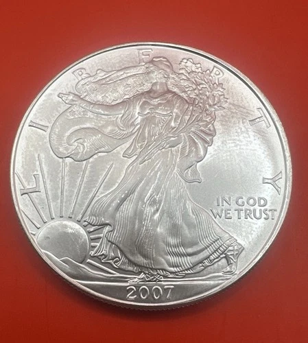 2007 Uncirculated American Eagle Silver Dollar