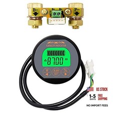 Battery Monitor Voltmeter Ammeter, Voltage Current Range 8V-80V, 8-80V 0-100A
