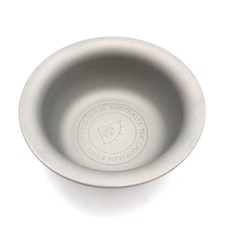 Luxury Shaving Soap Bowl, Sandblasted Steel for Fast, Thick Lather, Unbreakab...