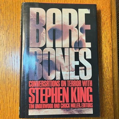 BARE BONES: Conversations On Terror with Stephen King FIRST EDITION 1988 HC DJ - Image 1 of 4