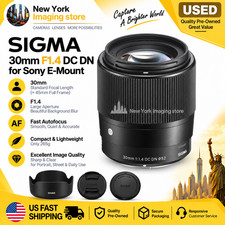 SIGMA 30mm F1.4 DC DN Contemporary Lens For Sony E-Mount APS-C Cameras