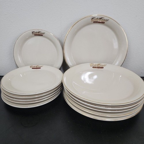 Alaska Airlines Gold Coast Service China Lot of 12 Plates