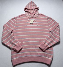 Faherty Cove Surf Hoodie Men's XXL Pacific Sunset Stripe Slub New Tags 2XL