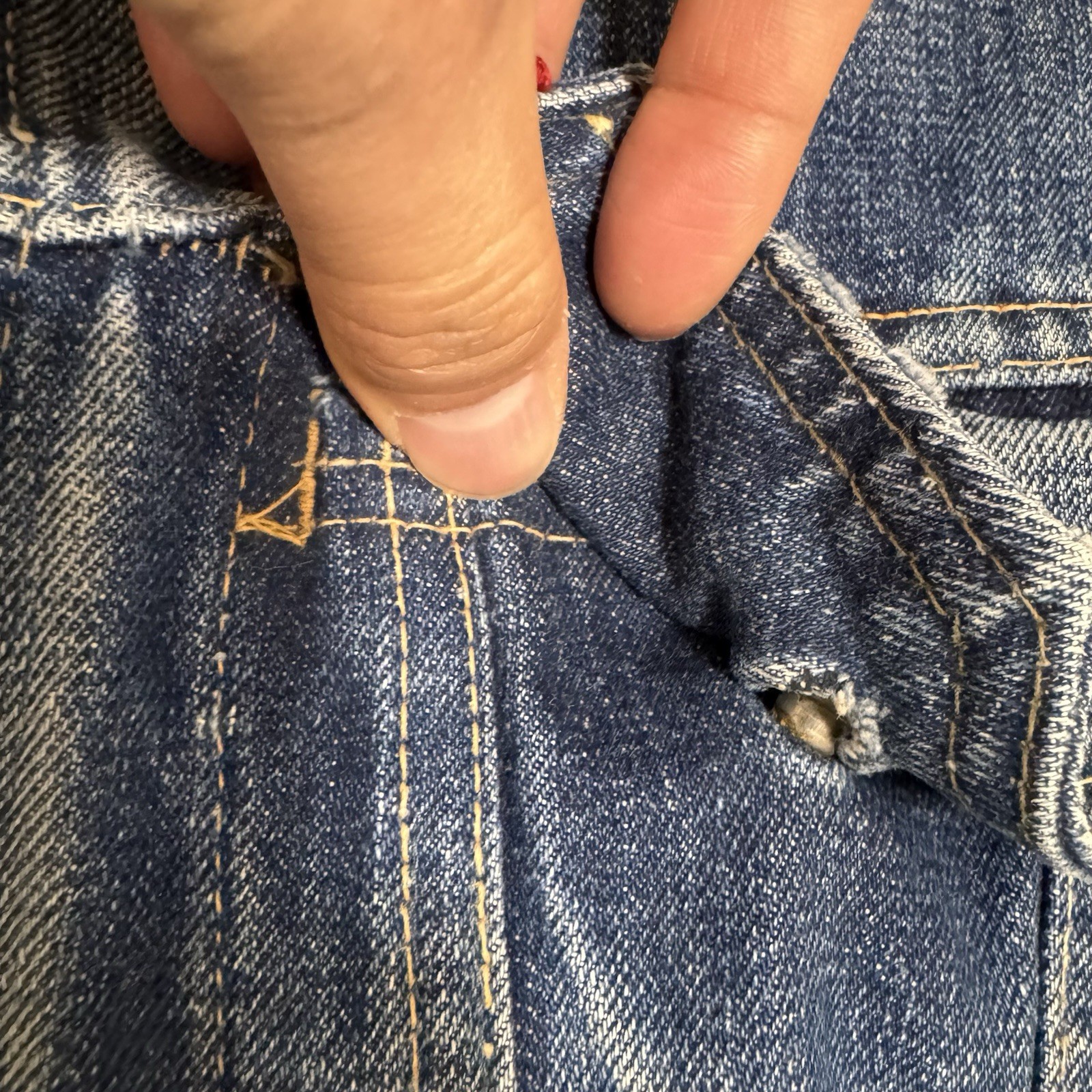 levis 71205 big patch big e rare version - image 5