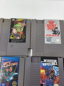 Cabal, Commando, Spy Hunter, Platoon, Silent Service, Bad Dudes Nes Lot 