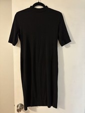 Old Navy Women’s Ribbed Sweater Dress Black Size Medium