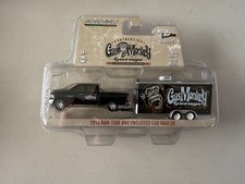 Greenlight Hitch & Tow Gas Monkey Garage 2014 Ram 1500 & Enclosed Car Hauler BH8