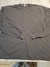 Los Angeles Apparel Heavyweight 6.5 oz 100% Cotton long sleeve Black 2XL USA $14