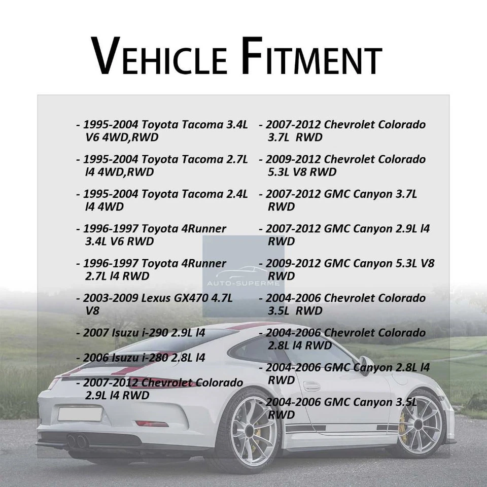 Aislador de resorte helicoidal superior delantero 2x para Chevrolet Colorado 2,9 L tracción trasera 2007-2012 Foto 2 de 4