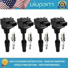 4x Ignition Coil & 4 Iridium Spark Plug For Chevrolet Malibu Limited 2.5L UF680