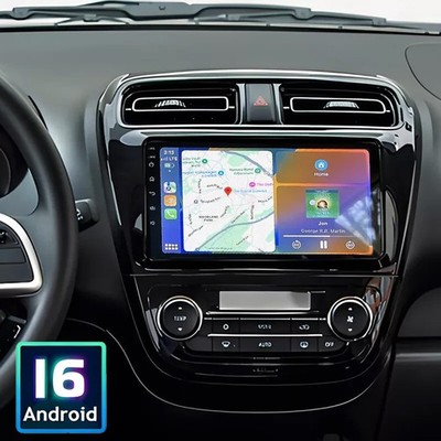 Für Mitsubishi Mirage Space Star Autoradio NAVI BT 5.0 Android 16 Apple CarPlay