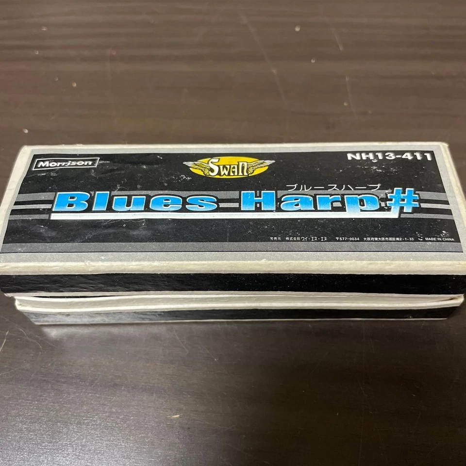 Swan Blues Harp Harmonica Metal Case Vintage Used Musical Instrument WWE - Image 2 of 4