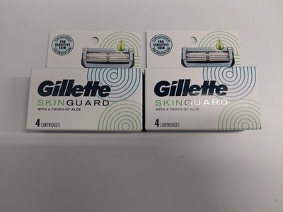 Gillette Skinguard For Sensitive Skin Razor Blade Refills - 8 Cartridges (2x4)