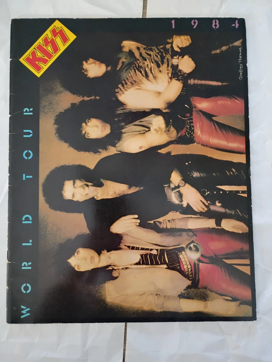Kiss Lick It Up Tour Book Program 1984 U.S. Version | eBay
