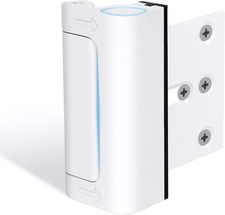 Door Reinforcement Lock Withstands 800lbs of Force - White Extra Proof Door Lock