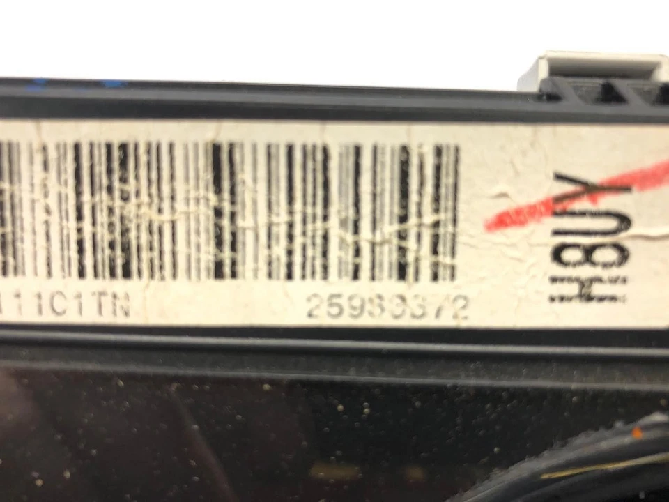 2009-2011 Silverado 1500 medidor de velocidade instrumento cluster 178K fabricante de equipamento original 25933372 - Imagem 3 de 4