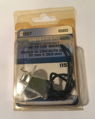 Light Socket 85802 Universal Double Contact 7/8  To 1 1/8  Socket 1157 Dorman