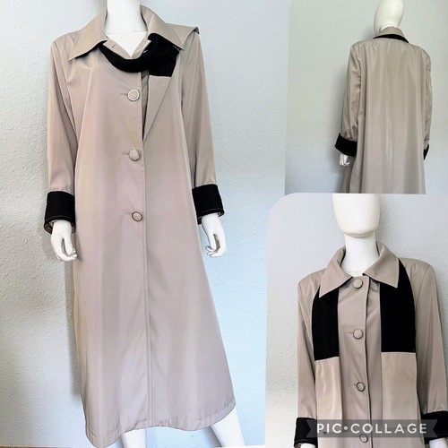 NWT WOMEN PLUS SIZE LONG TRENCH COAT SINGLE-BREASTED WITH SCARF LINED RP$350