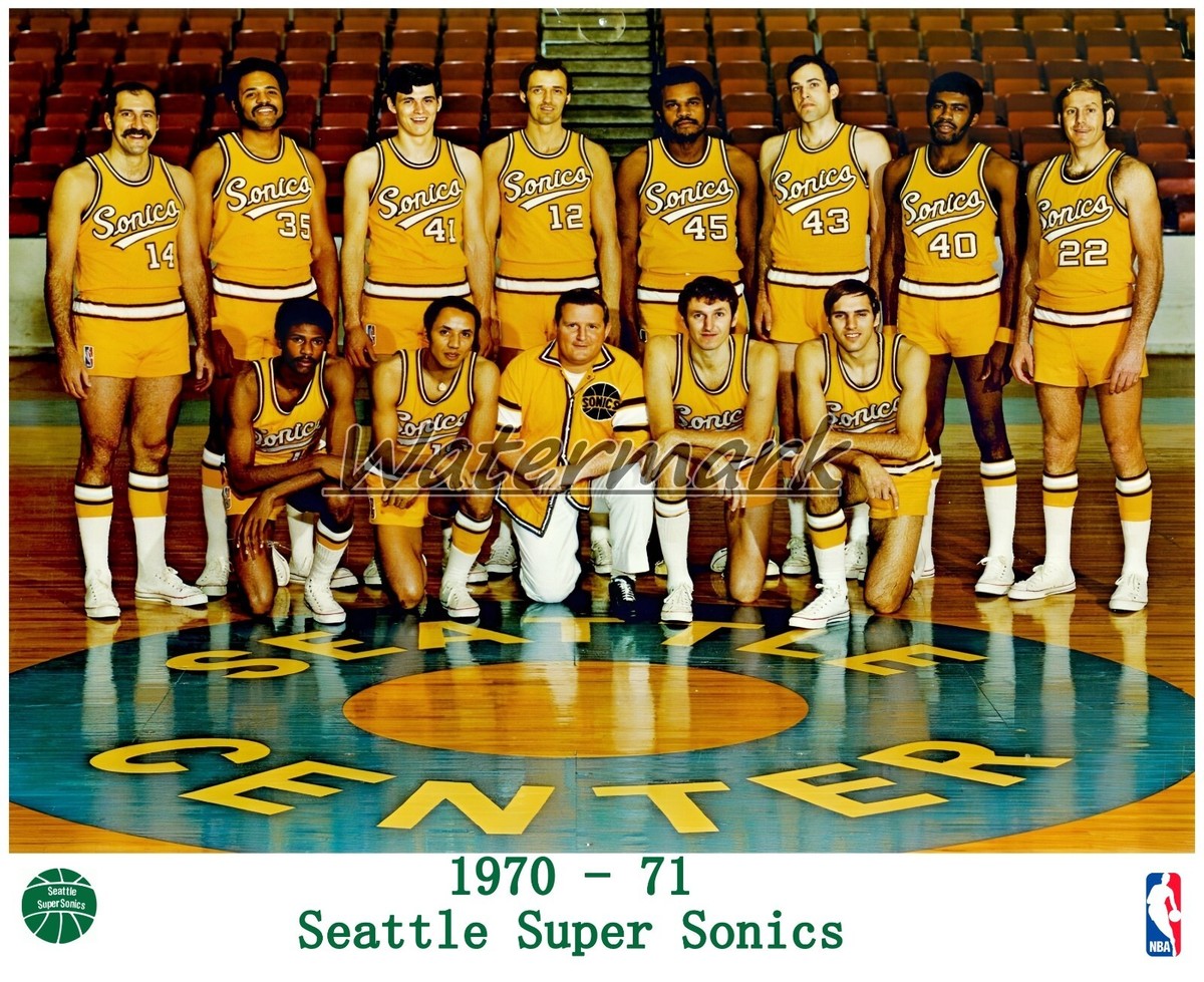 New Seattle Nba Team 1969 1970 SEATTLE SUPERSONICS TEAM PHOTO
