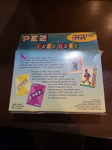 Pez Card Game Album Binder Filled w/ Pez Card Game Collector Cards RARE Mint - Picture 9 of 13