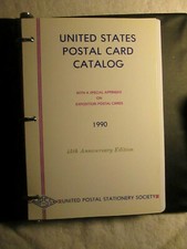 US P:ostal Card Catalog   1990 Issue