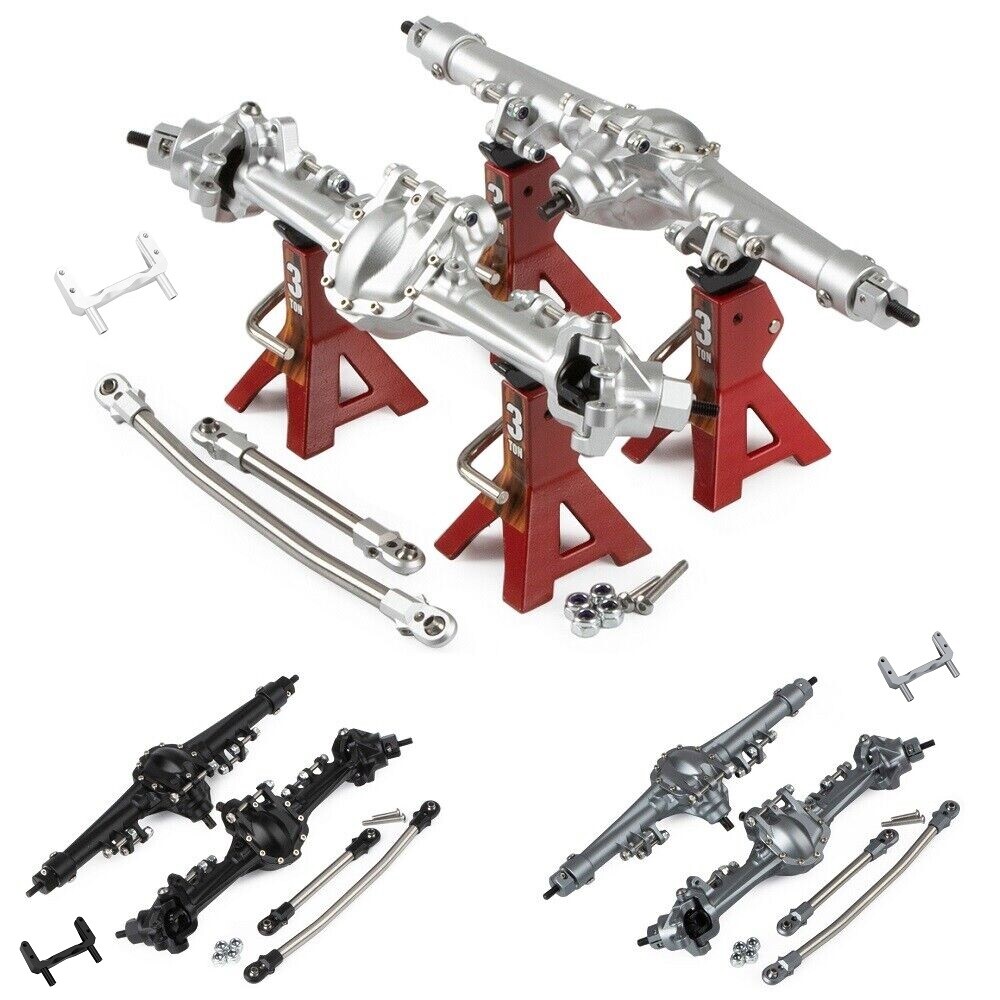 CNC ALLOY Front Rear Axle for 1/10 RC Crawler Axial SCX10 II