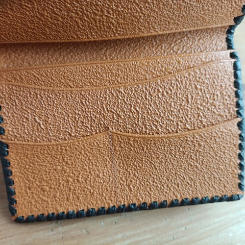 Vintage Soviet USSR leather beautifly patterned stylish WALLET. Great condition - Picture 15 of 23