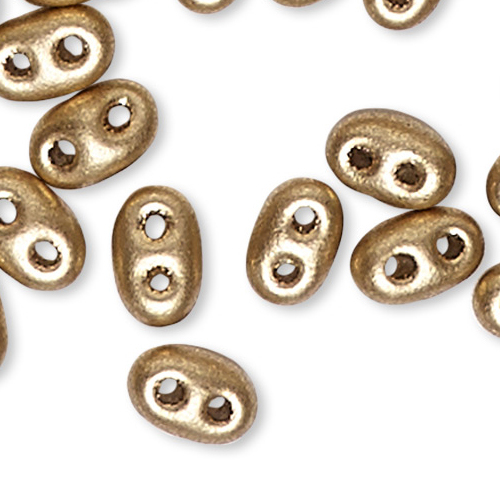 170 Czech Glass Twin Hole 5mm Sapcer Seed Beads With 2 Holes in Opaque Colors - Picture 13 of 15