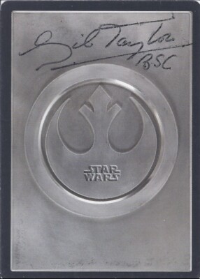 Star Wars CCG - Gilbert  Gil  Taylor (Cinematographer) - signed card - autograph