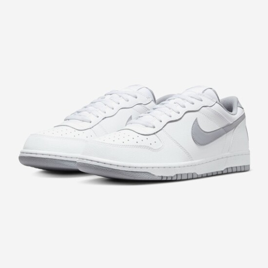 Nike Big Low Leather 'White/Grey' (355152-106) Expeditedship | eBay