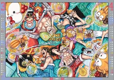 One Piece Anime - Calendários de parede 2024