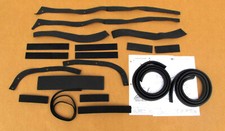 1957 CHEVY FRONT END SHEET METAL ANTI SQUEEK GASKET KIT 19 PIECES ** USA MADE *