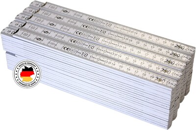 ADGA 250 Wooden White Professional Folding Ruler 2 Meter BRAND NEW | eBay