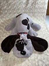 1985 Vintage Tonka POUND PUPPY Grey Spotted w Collar Pound Puppies 17" Tonka
