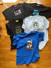 USED Vintage Hook Ups 5 Shirt lot Skate Skateboard