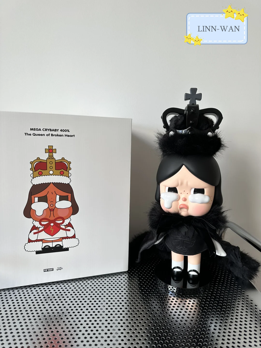 Genuine POP MART Mega Crybaby 400% Heartbreak Queen Limited Genuine POP MART Mega Crybaby 400% Heartbreak Queen Limited