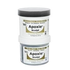 Apoxie Sculpt 1 lb. Natural, 2 Part Modeling Compound A  B