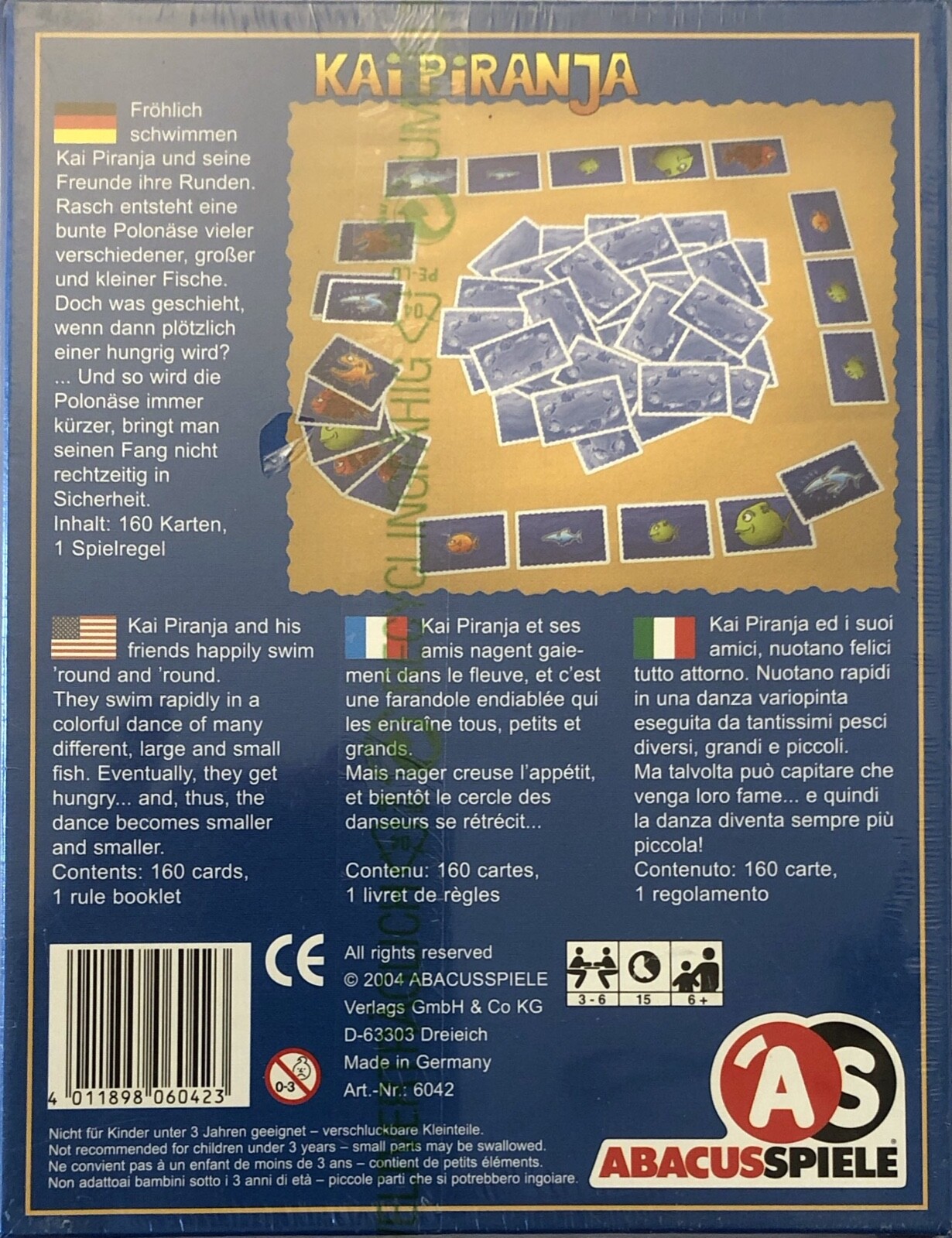 Thumbnail - Abacusspiele Kai Piranja Neu Ovp Sammlerstück Von 2004 Selten Rar