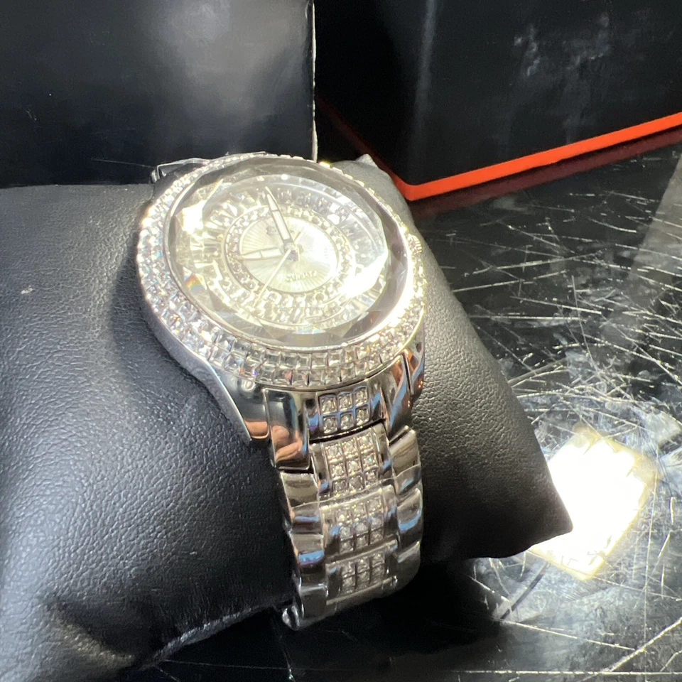 Adee Kaye男士腕表Ak22 L/C水晶镜头手表 — 第 3/4 张图片