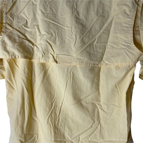 World Wide Sportsman Shirt Mens Small Fishing Pockets Yellow - Picture 7 of 11