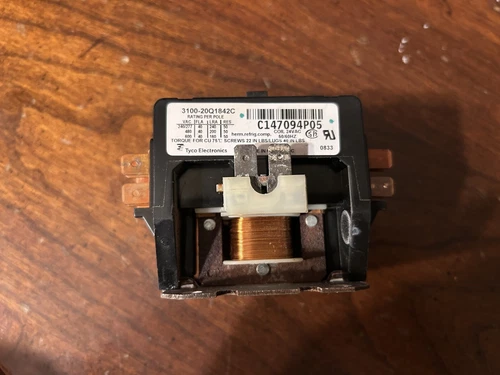 Tyco Electronics Contactor 3100-20Q1842C C147094P05 24VAC 50/60 Hz