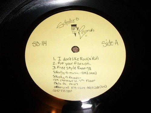 Schoolly-D s/t LP 1985 Schoolly-D Records – SD-114 hip hop original VG+ VINYL - Picture 4 of 4